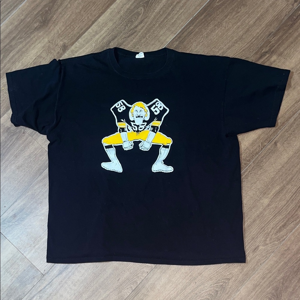 Jack Lambert Steelers Linebacker Retro Tee